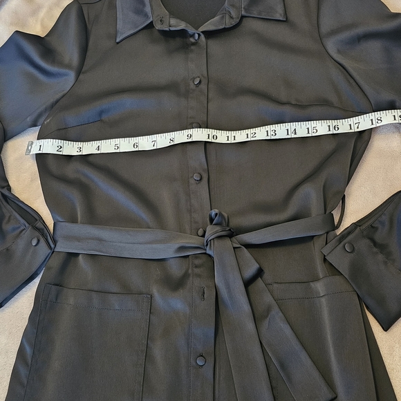 Rachel Parcell Elegant Black Shirt Dress Size XS - Picture 9 of 14